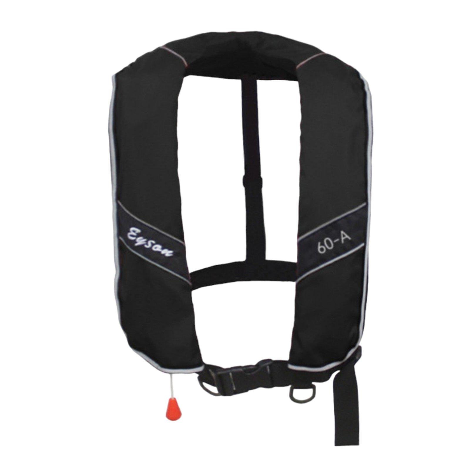 Жилет рятувальний Eyson напівавтоматичний 60 г Чорний (60-М 275N) Жилет рятувальний Eyson напівавтоматичний 60 г Чорний (60-М 275N)