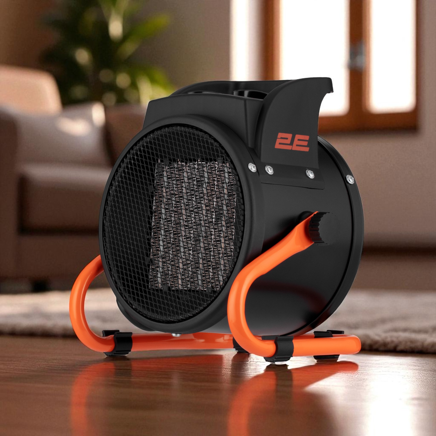 Теплова гармата електрична з керамічним нагрівачем 2E Ceramic 2кВт Чорний (2E-AHC2000) - фото 2 Теплова гармата електрична з керамічним нагрівачем 2E Ceramic 2кВт Чорний (2E-AHC2000) - фото 2