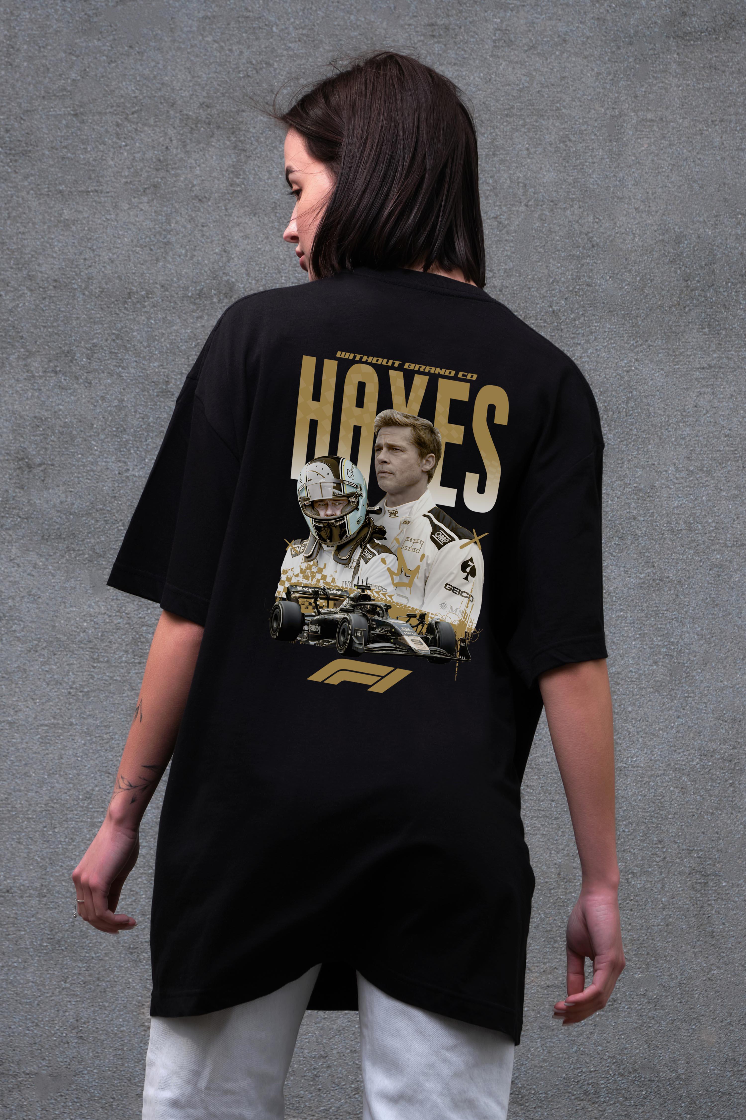 Футболка жіноча Without з принтом Hayes оверсайз S/M Black (S8055233)