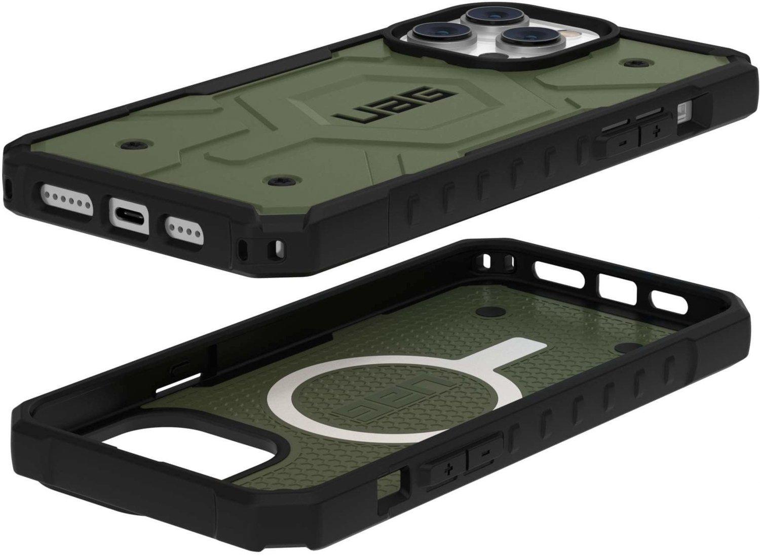 Чохол протиударний UAG Pathfinder MagSafe 114055117272 для Iphone 14 Pro Max (6.7") Olive - фото 2