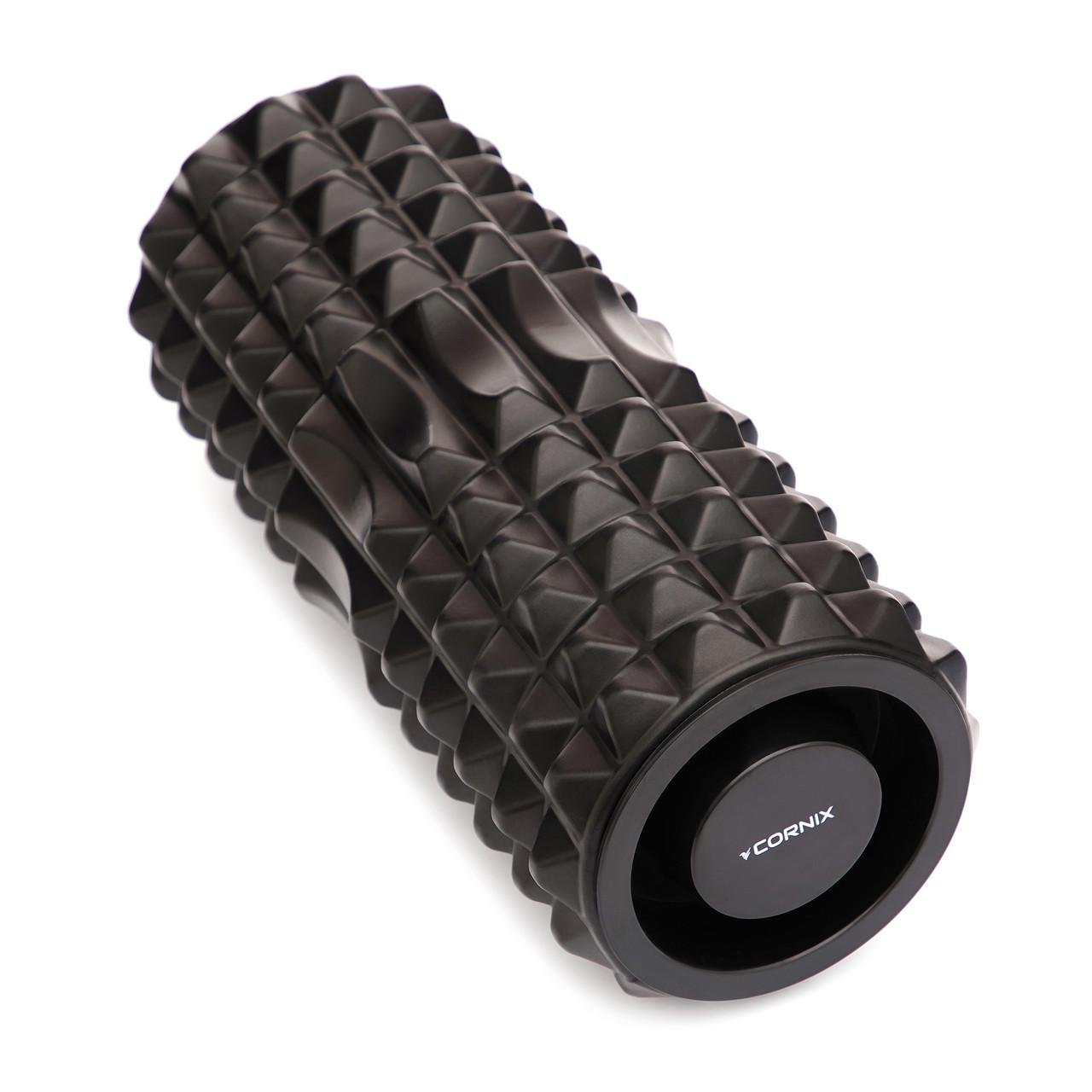 Массажный ролик Cornix EVA 33х14 см Black (XR-0341) - фото 3 Массажный ролик Cornix EVA 33х14 см Black (XR-0341) - фото 3