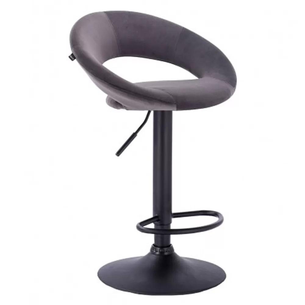 Стул барный Hy 300 Чб велюр Серый (123644)