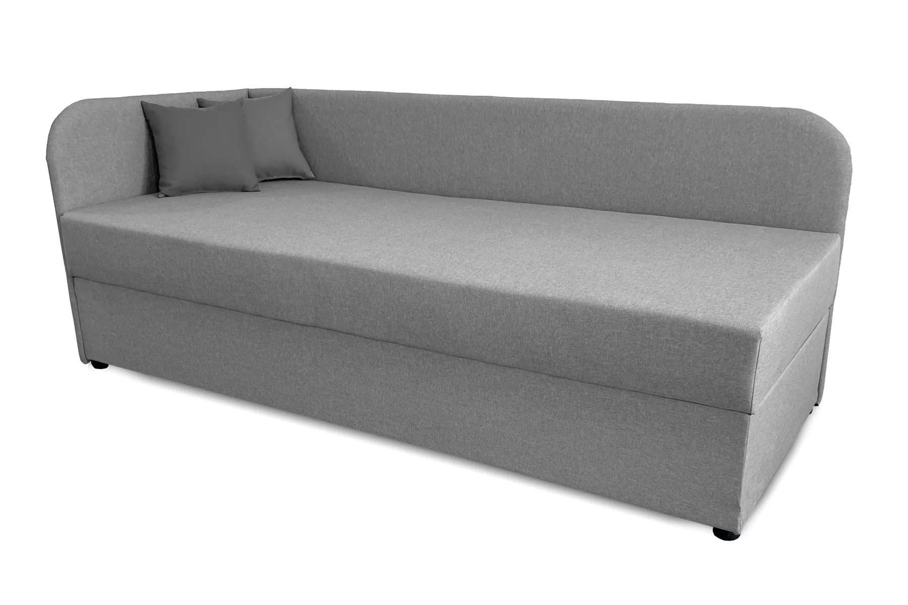 Диван-ліжко Альфа 198х80 см Світло-сірий (25484929) - фото 9 Диван-ліжко Альфа 198х80 см Світло-сірий (25484929) - фото 9