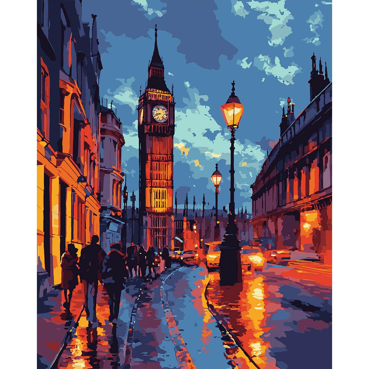 Картина по номерам Santi Биг Бен 40x50 см (Top-954851)