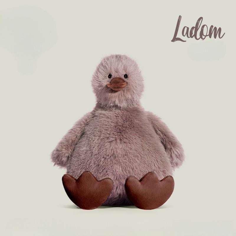 М'яка плюшева іграшка Jooki Ladom Каченя з м'якого хутра 45 см Коричневий - фото 2