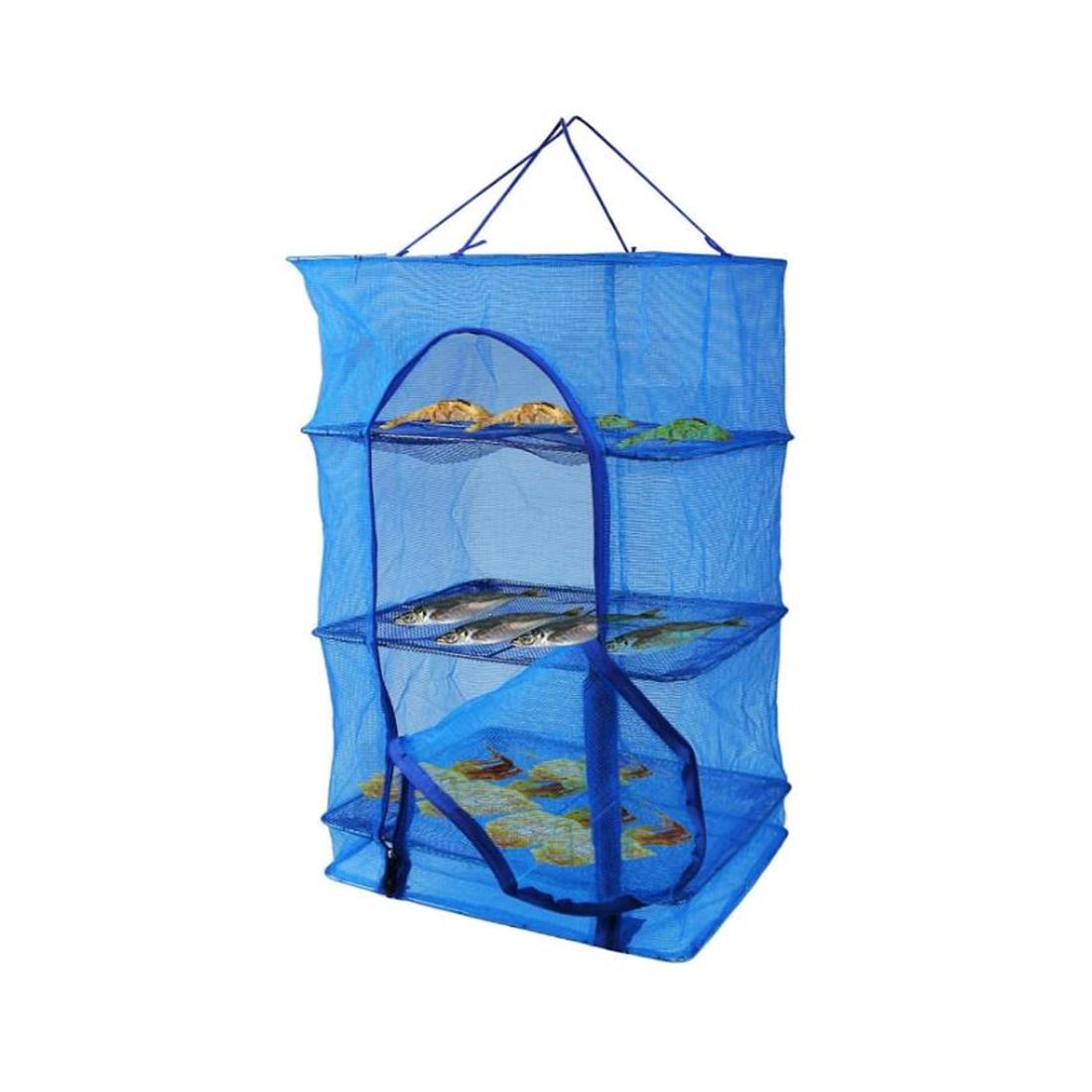 Сетка для сушки рыбы/грибов/оводов и фруктов 50х50х75 см (626) - фото 3 Сетка для сушки рыбы/грибов/оводов и фруктов 50х50х75 см (626) - фото 3