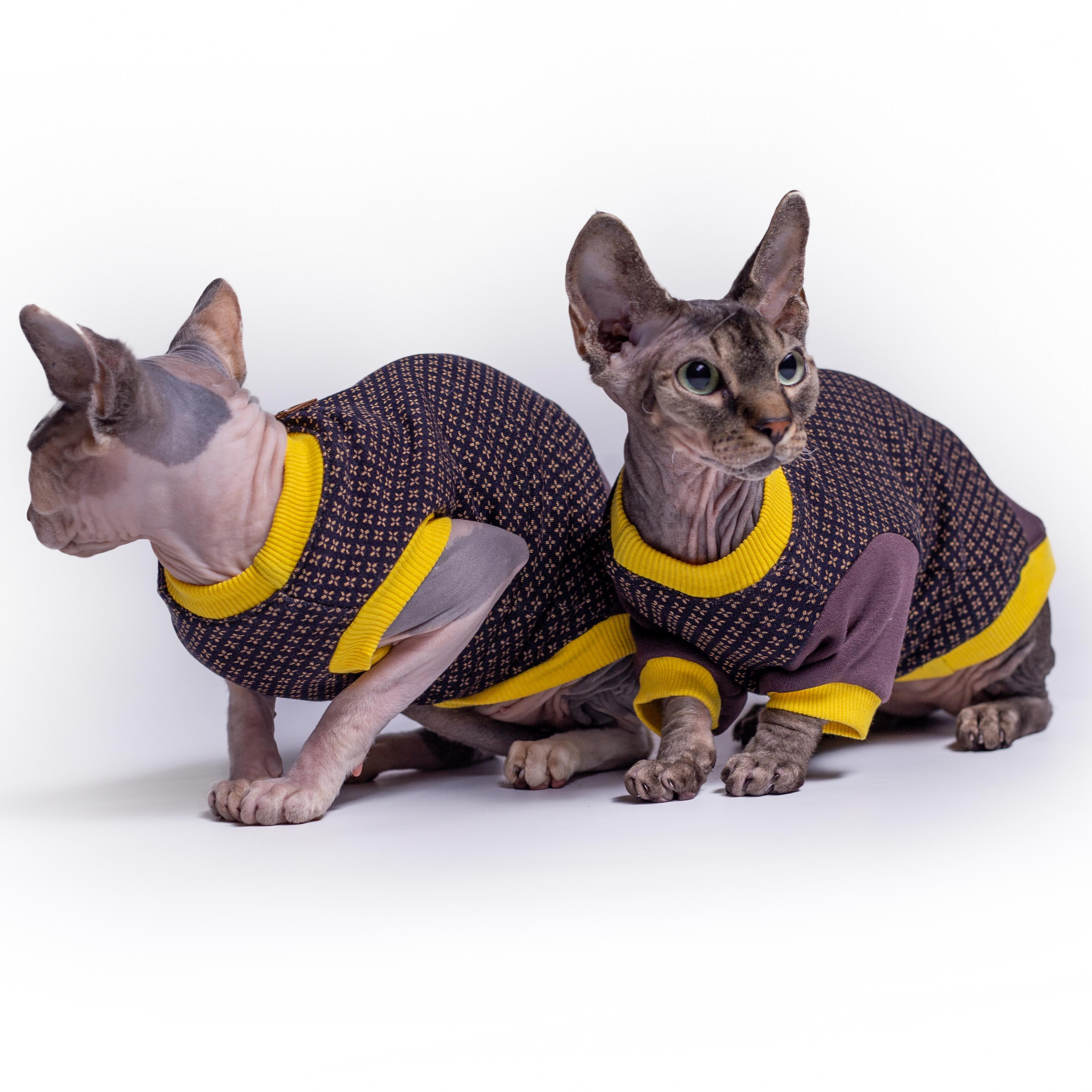 Кофта для котів з рукавами тепла Style Pets Cambr XL (437XL) - фото 5