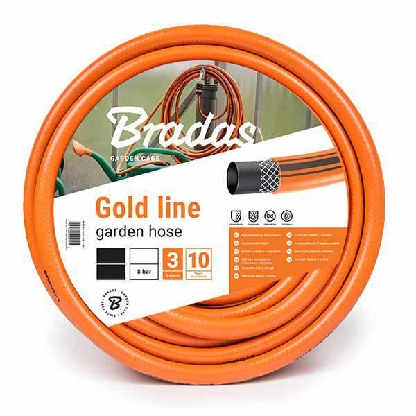 Шланг для поливу Bradas Gold Line 1/2" 50 м WGL1/250 (19461) Шланг для поливу Bradas Gold Line 1/2" 50 м WGL1/250 (19461)
