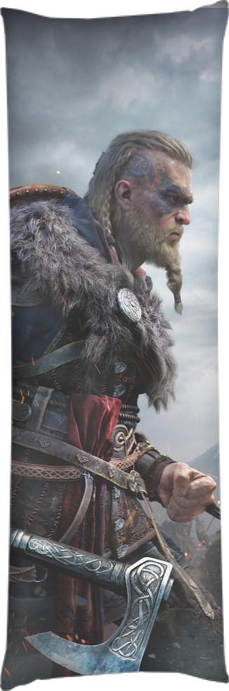 Подушка дакимакура Assassin's Creed Valhalla 4 50x150 см (14106847)