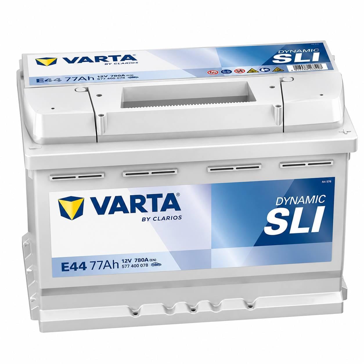 Аккумулятор автомобильный Varta E44 77 Ah 780A R+ 12V (3141067304) Аккумулятор автомобильный Varta E44 77 Ah 780A R+ 12V (3141067304)
