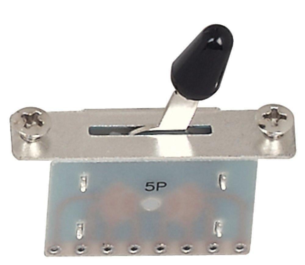 Переключатель 5-позиционный Partsland Switch 5-Way Strat Style Black (G-943101) Переключатель 5-позиционный Partsland Switch 5-Way Strat Style Black (G-943101)