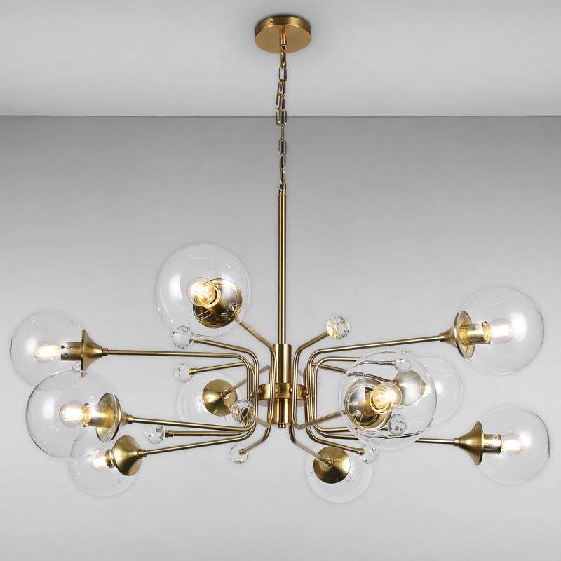 Люстра молекула подвесная Light House LS-17077-10 BRZ+CL Бронзовый (16238)