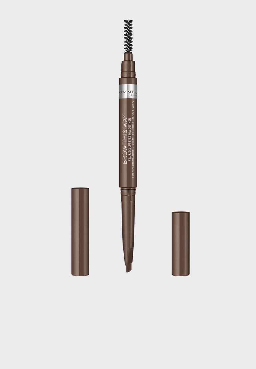 Олівець для брів Rimmel London Fill&Sculpt Eyebrow Pencil 003 0,25 г Dark Brown (22066608)