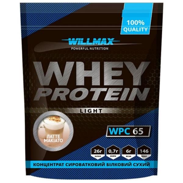 Протеин Willmax Whey Protein 65 1000 г 25 порций Latte Macchiato (000021930)