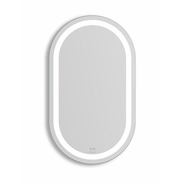 Дзеркало для ванної кімнати VOLLE LUNA 800х700 овальне, з LED-підсвіткою (1648.55148700)