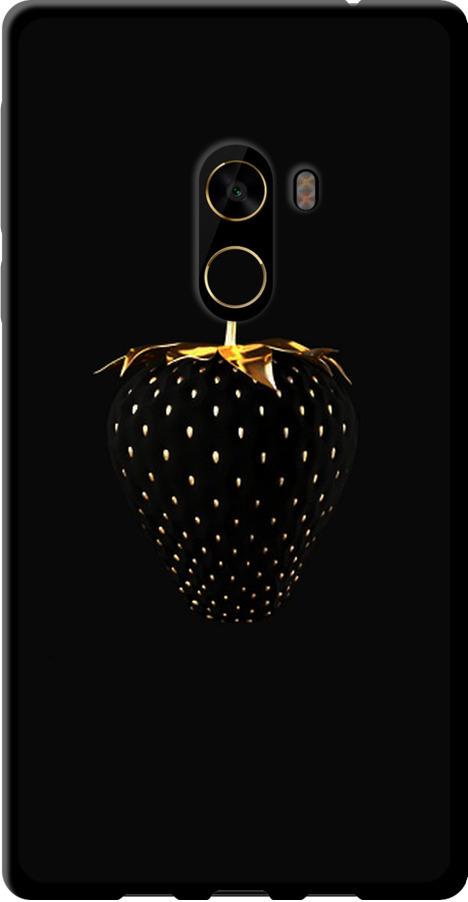 Чехол на Xiaomi Mi MiX 2 Черная клубника (3585b-1067-42517)