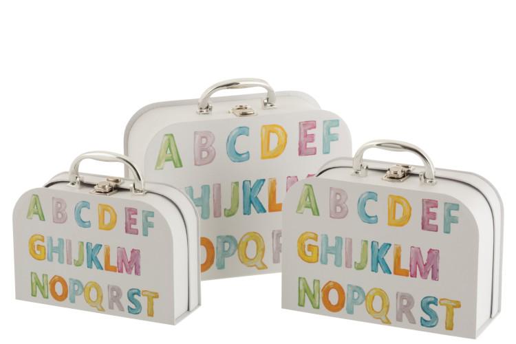 Чемоданчики детские J-LINE декоративные набор из трех