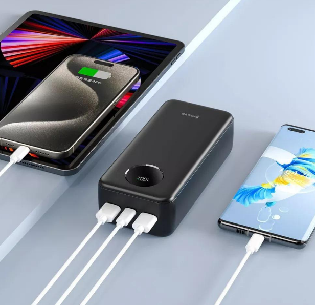 Повербанк Proove Illuminator SE 10000 mAh 22,5W с быстрой зарядкой Quick Charge/Power Delivery Black (PBIL10212201) - фото 2