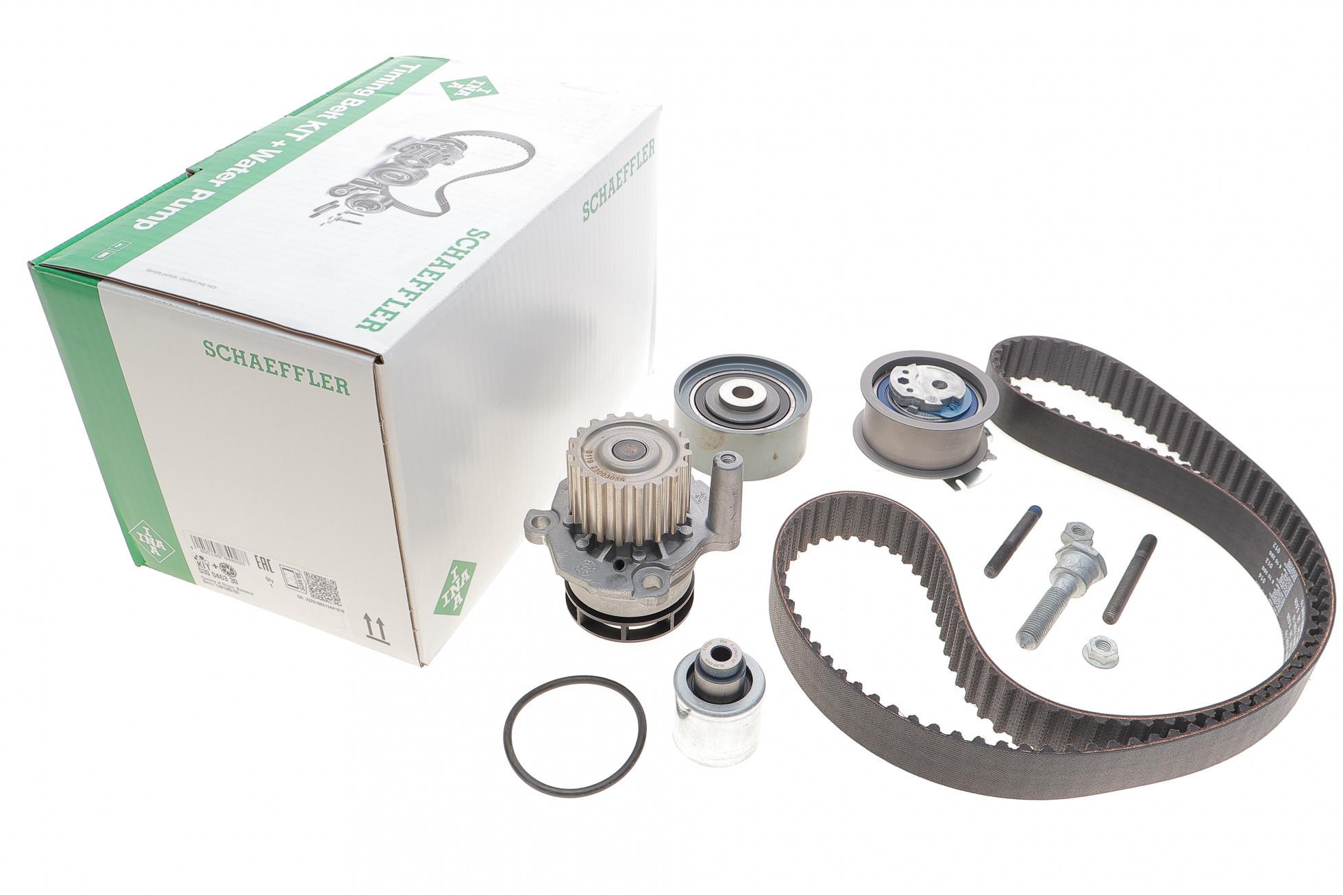 Комплект ГРМ и помпа INA Skoda Octavia/VW Golf 2.0TDI 03- (530 0463 30)