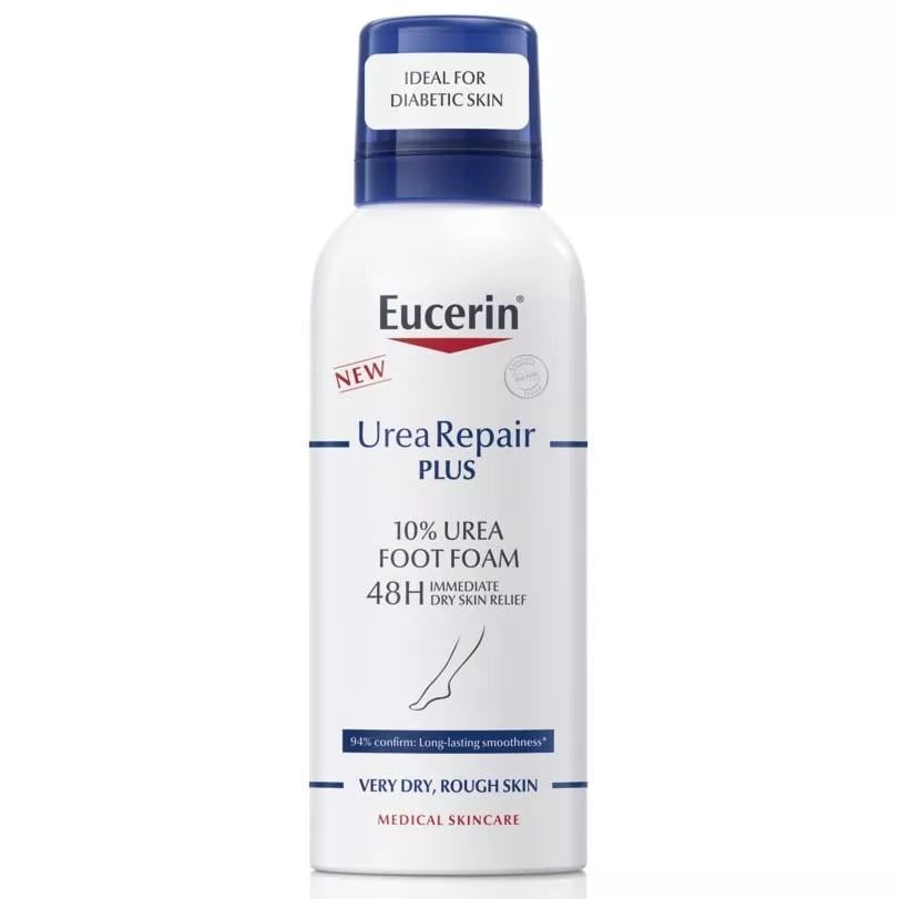 Пенка для ухода за сухой и очень сухой кожей ног Eucerin UreaRepair PLUS Foot Foam 10% с мочевиной 10% 150 мл (2526209108)