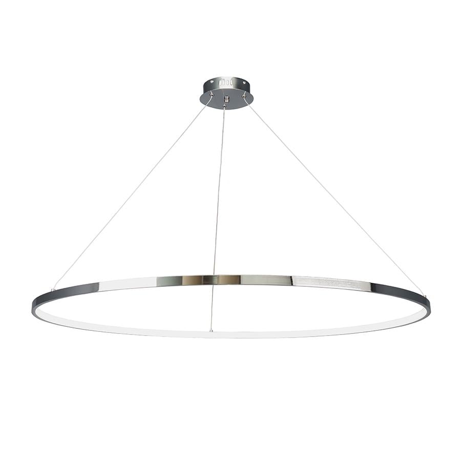 Люстра подвесная светодиодная кольцо Levistella 7529832-1 1000 Хром ​​​​​​​