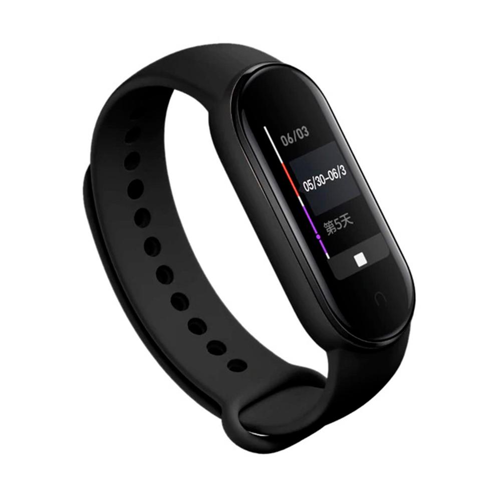 Ремінець для Xiaomi Mi Band 5/6 Silicone Чорний (45231-0616) - фото 2