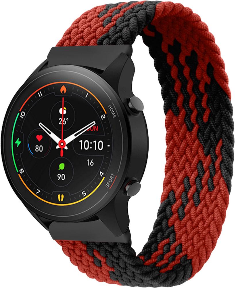 Ремешок Solo Loop Multi для Xiaomi Mi Watch (135 мм) Black/Red (33750-44)