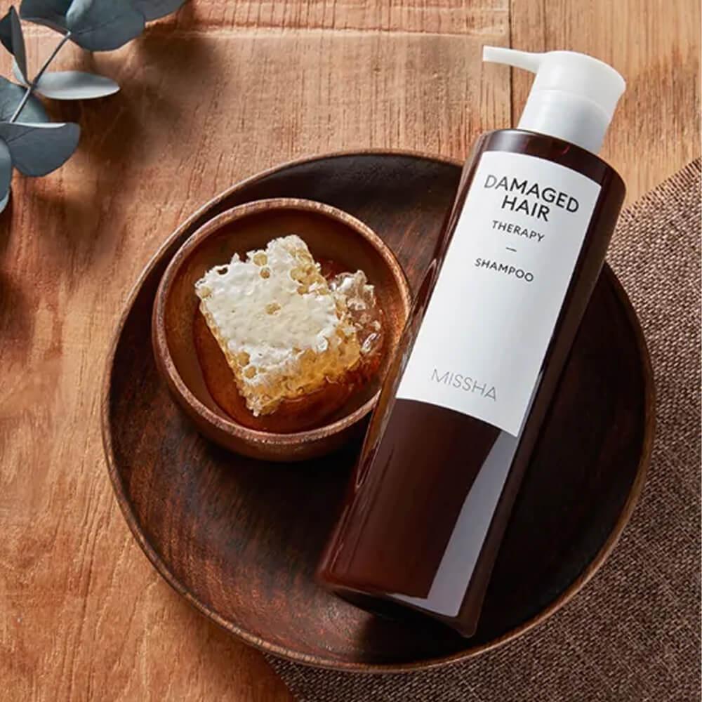 Шампунь відновлюючий для пошкодженого та ослабленого волосся MISSHA Damaged Hair Therapy Shampoo (2351881063) - фото 4