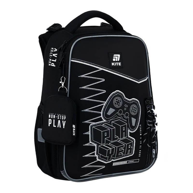 Шкільний рюкзак каркасний Kite Education 531 Player 15 л Чорний (K25-531M-3)
