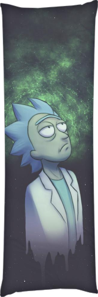 Подушка дакимакура Rick and Morty 3 50x150 см (13533492)