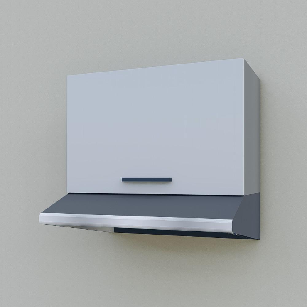 Шкаф навесной Opendoors МП2 для кухни под вытяжку 600 мм Светлый серый/Антрацитовый (МП2/15) - фото 2 Шкаф навесной Opendoors МП2 для кухни под вытяжку 600 мм Светлый серый/Антрацитовый (МП2/15) - фото 2