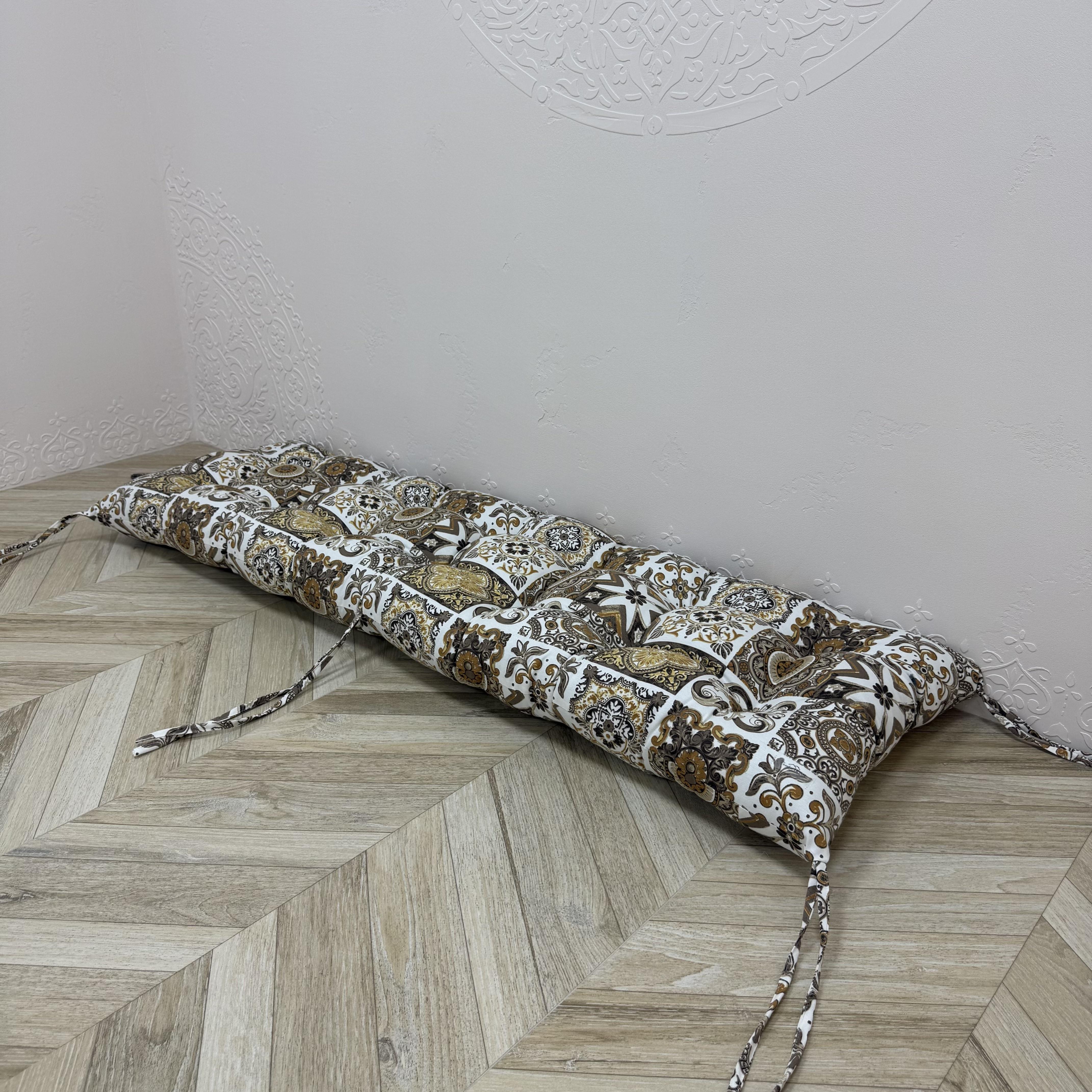 Подушка Comfort Home Abstraction на подоконник/каркасы/поддоны/садовая мебель панама 150х50 см