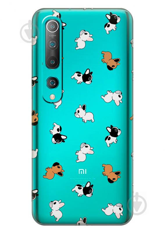 Силиконовый чехол iSwag для Xiaomi Mi 10 Французские бульдоги (KS2664) Силиконовый чехол iSwag для Xiaomi Mi 10 Французские бульдоги (KS2664)