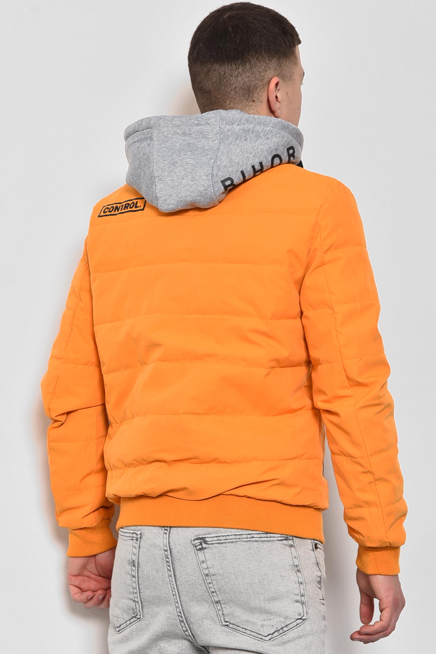 Куртка чоловіча демісезонна XL Гірчичний (175155) - фото 3 Куртка чоловіча демісезонна XL Гірчичний (175155) - фото 3