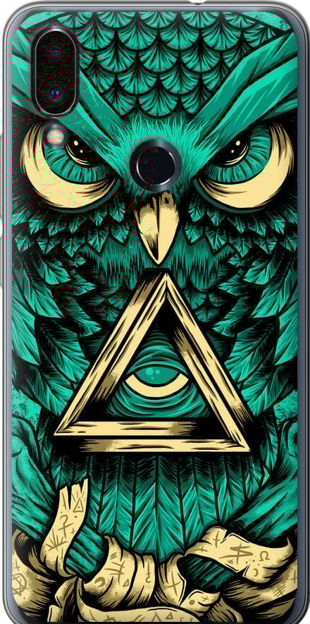 Чехол на Meizu Note 9 Сова Арт-тату (3971u-1689-42517)