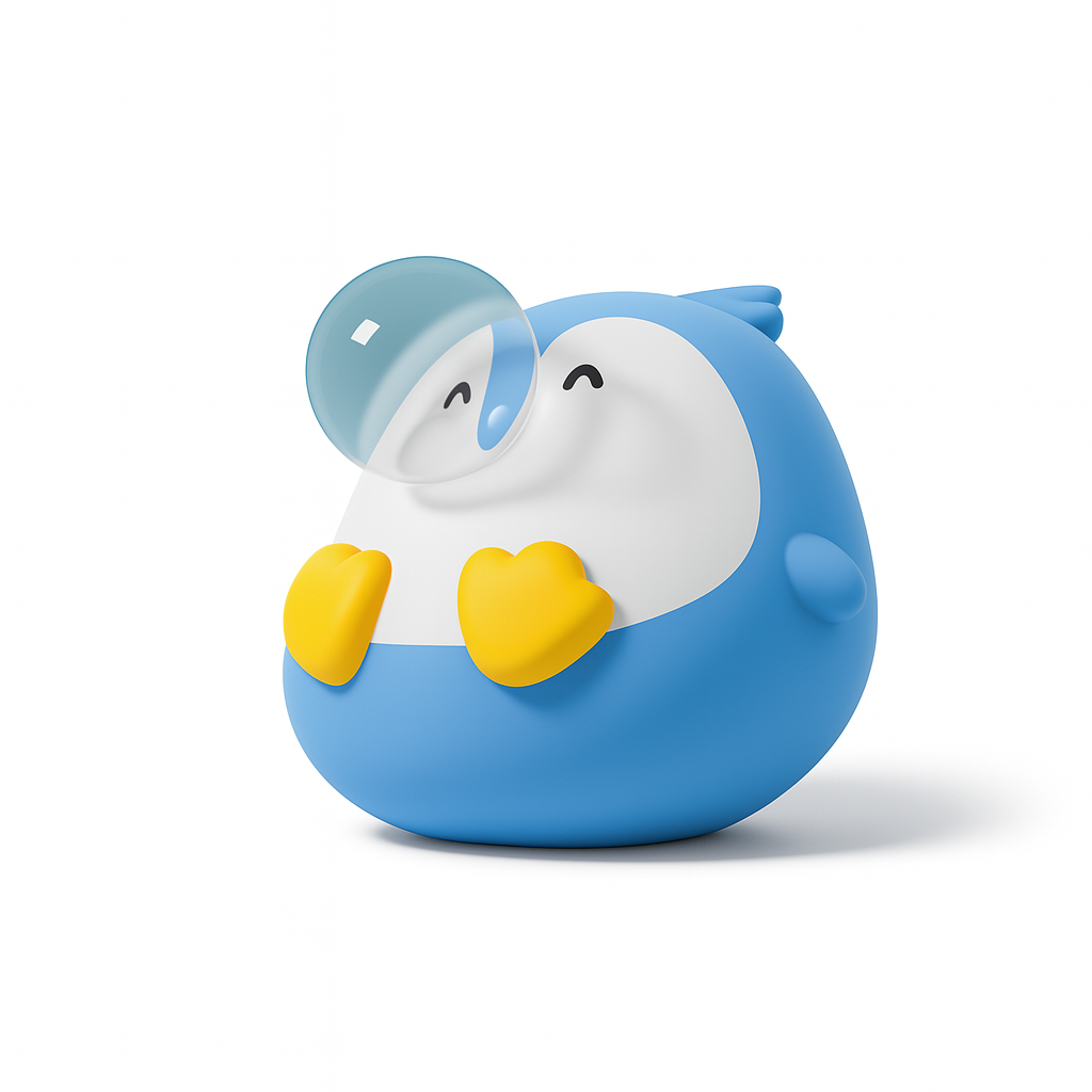 Антистесс пингвин Голубой (0251)