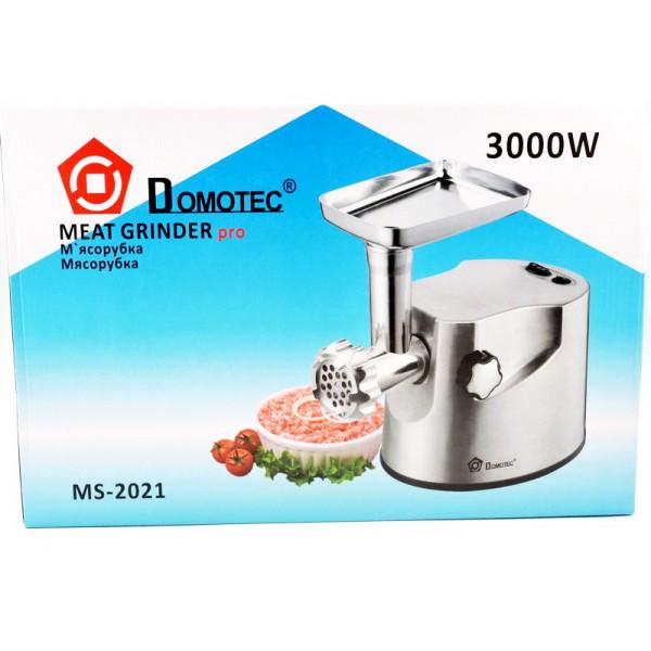 Мясорубка DOMOTEC MS-2021 S 3000 Вт Steel - фото 4