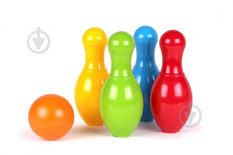 Набор для боулинга 4 кегли и шар Технок (4708)