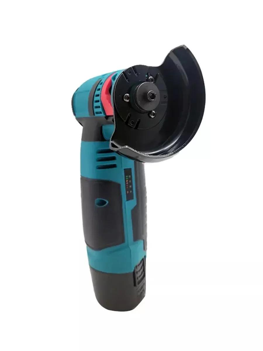 Болгарка аккумуляторная угловая 500W аккумуляторы и диски в комплекте (09029) - фото 4