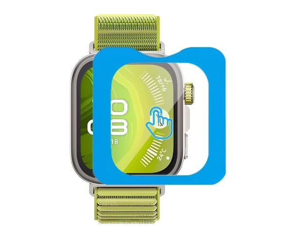 Защитное стекло HD Clear для смарт-часов Huawei Watch Fit 4 Pro с рамкой для поклейки