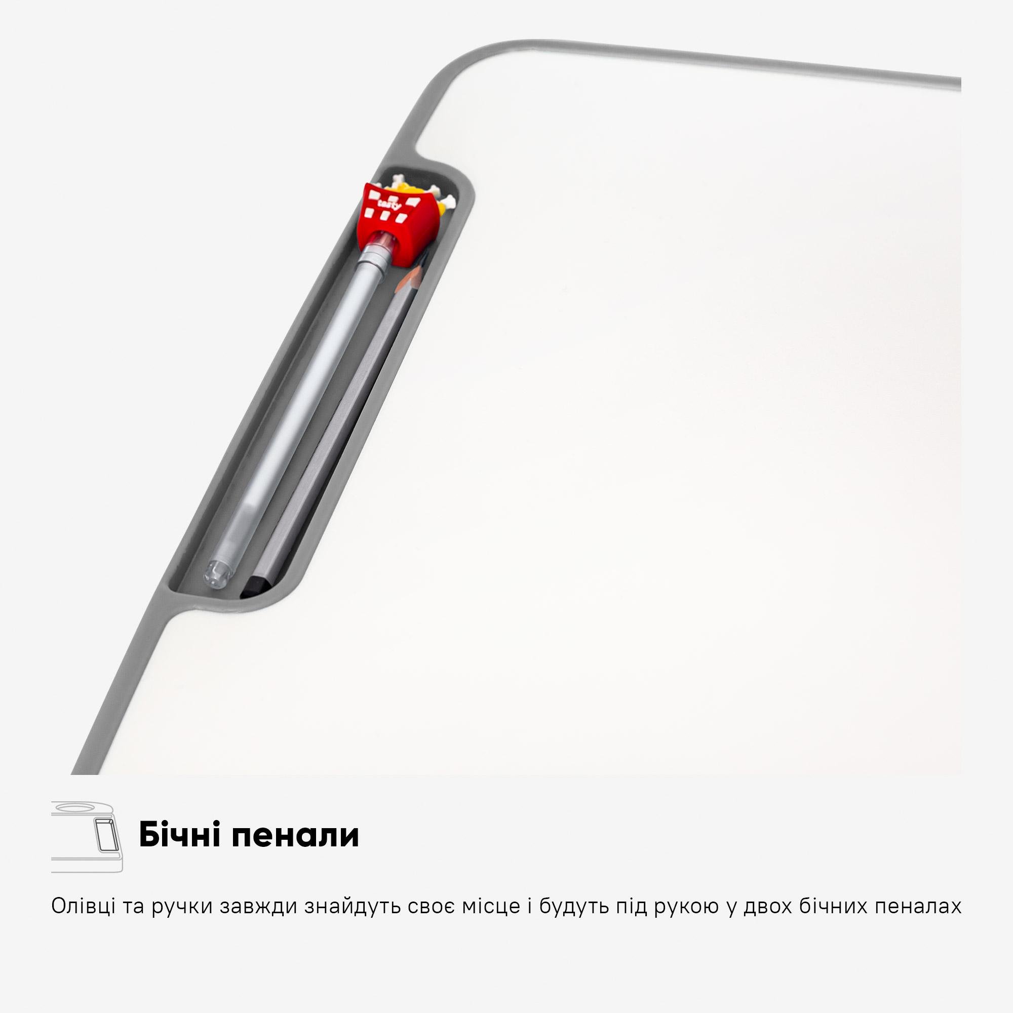 Комплект стіл та стілець Evo-kids Evo-05 Ergo Grey (Evo-05 Ergo G) - фото 10