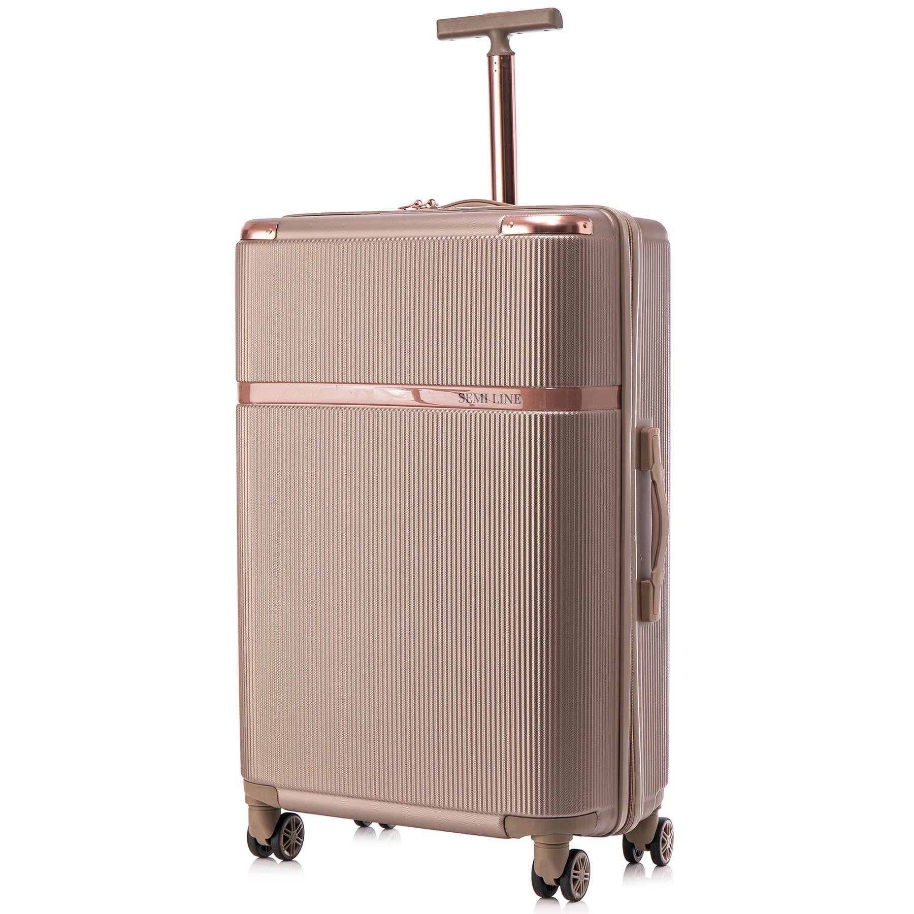 Чемодан средний Semi Line 24" ABS-Plastic M Champagne (T5668-3)