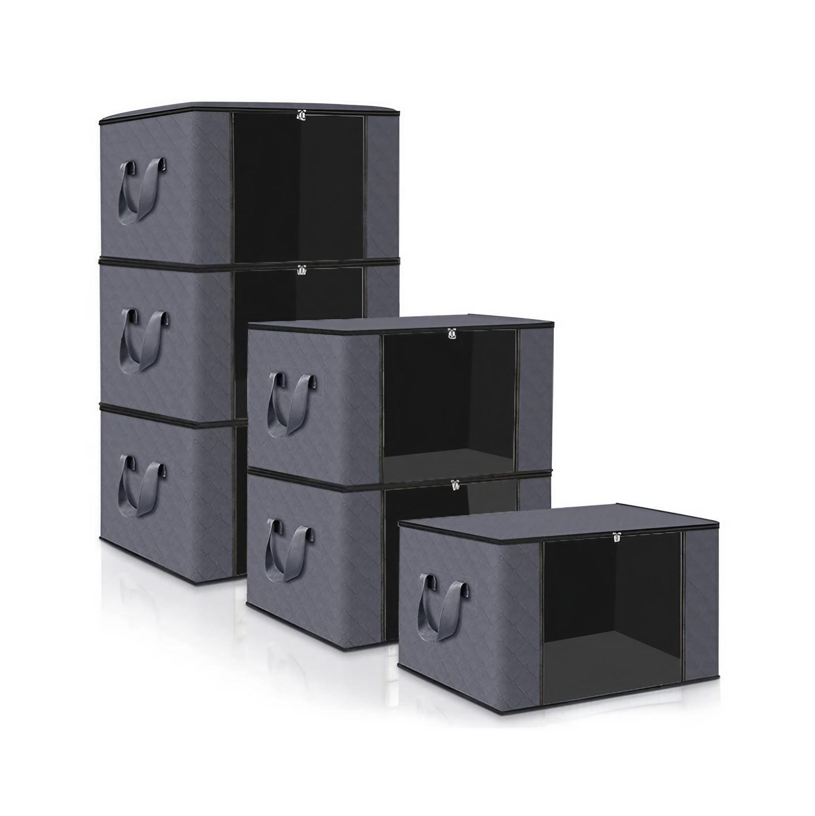 Органайзеры влагостойкие для перевозки одежды/белья/вещей 6 шт. Серый (ORGCHB-0834) - фото 1 Органайзеры влагостойкие для перевозки одежды/белья/вещей 6 шт. Серый (ORGCHB-0834) - фото 1