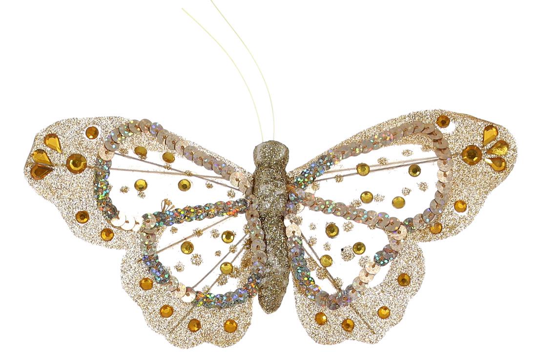 Декоративная бабочка на клипсе BonaDi (117-900)