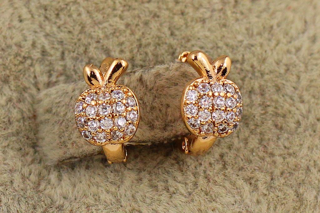 Серьги детские Xuping Jewelry Яблочки Золотистый (33696277)