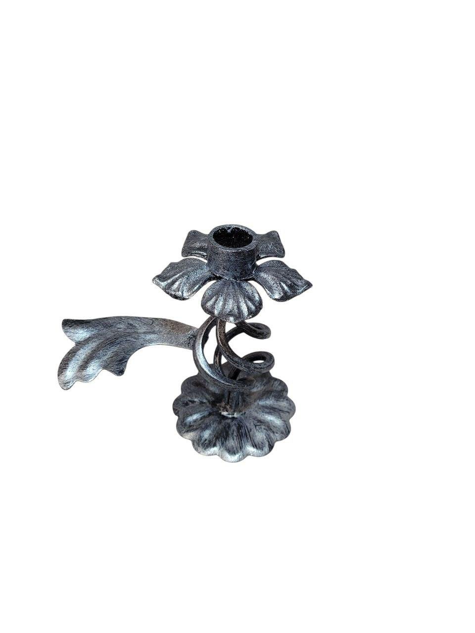 Підсвічник металевий 15 см Срібний (29614497)