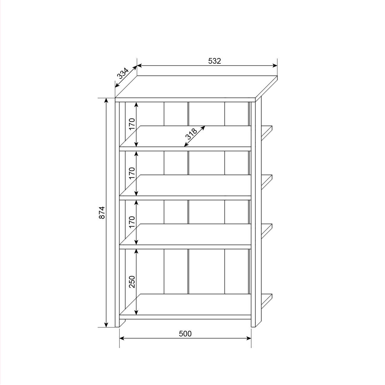 Тумба для взуття Corners Flash-8 Дуб сонома трюфель (KRN-4007-02) - фото 4