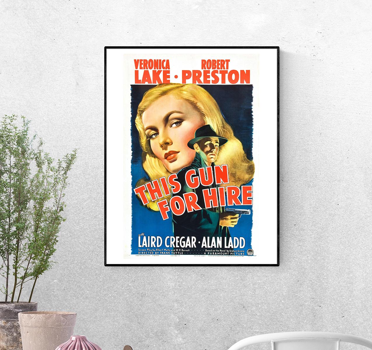 Постер Оружие для найма или Наёмник 1942 г. Режиссёр Фрэнк Таттл формат А-5 (Afisha1902006_Poster)