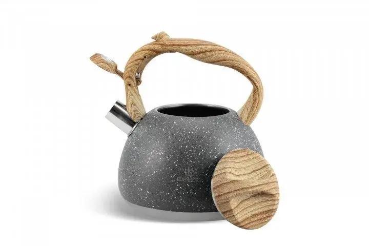 Чайник зі свистком для індукційної плити Edenberg EB-8801 мармурове покриття 3 л Сірий (2530556603) - фото 2 Чайник зі свистком для індукційної плити Edenberg EB-8801 мармурове покриття 3 л Сірий (2530556603) - фото 2