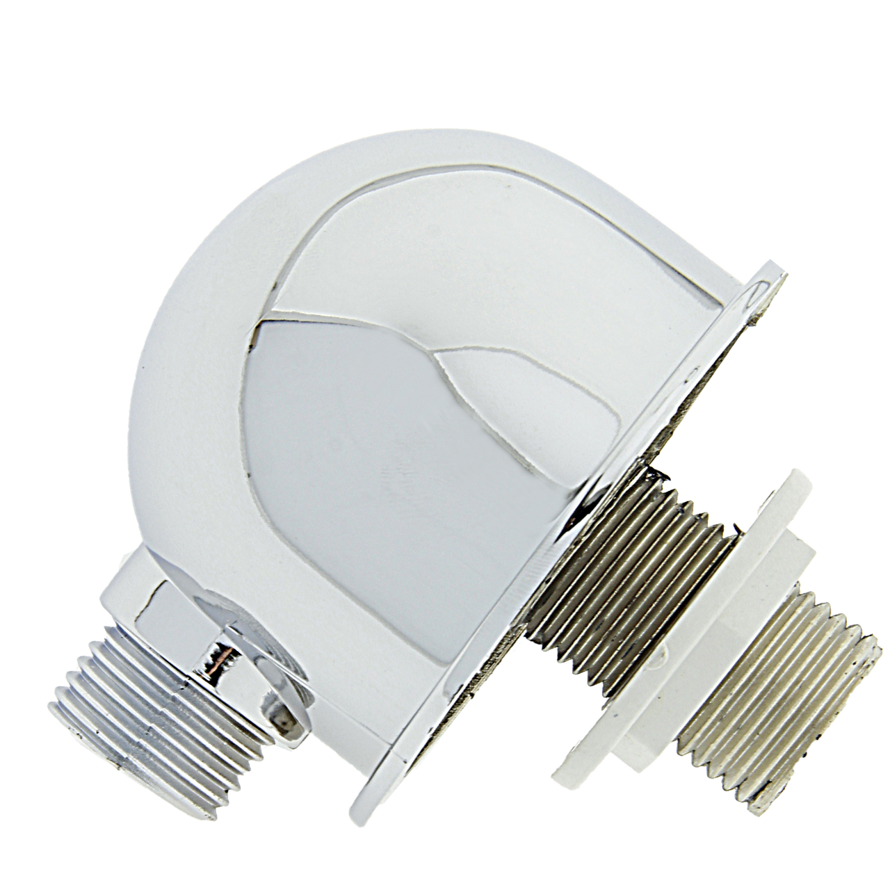 Куточок підключення душа з зовнішньою різьбою Хром (УД02)